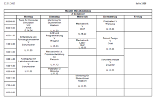 maschinenbau eth stundenplan